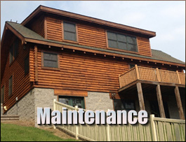 Huntersville, North Carolina Log Home Maintenance